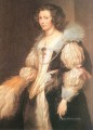 Retrato de María Lugia de Tassis, pintor de la corte barroca Anthony van Dyck